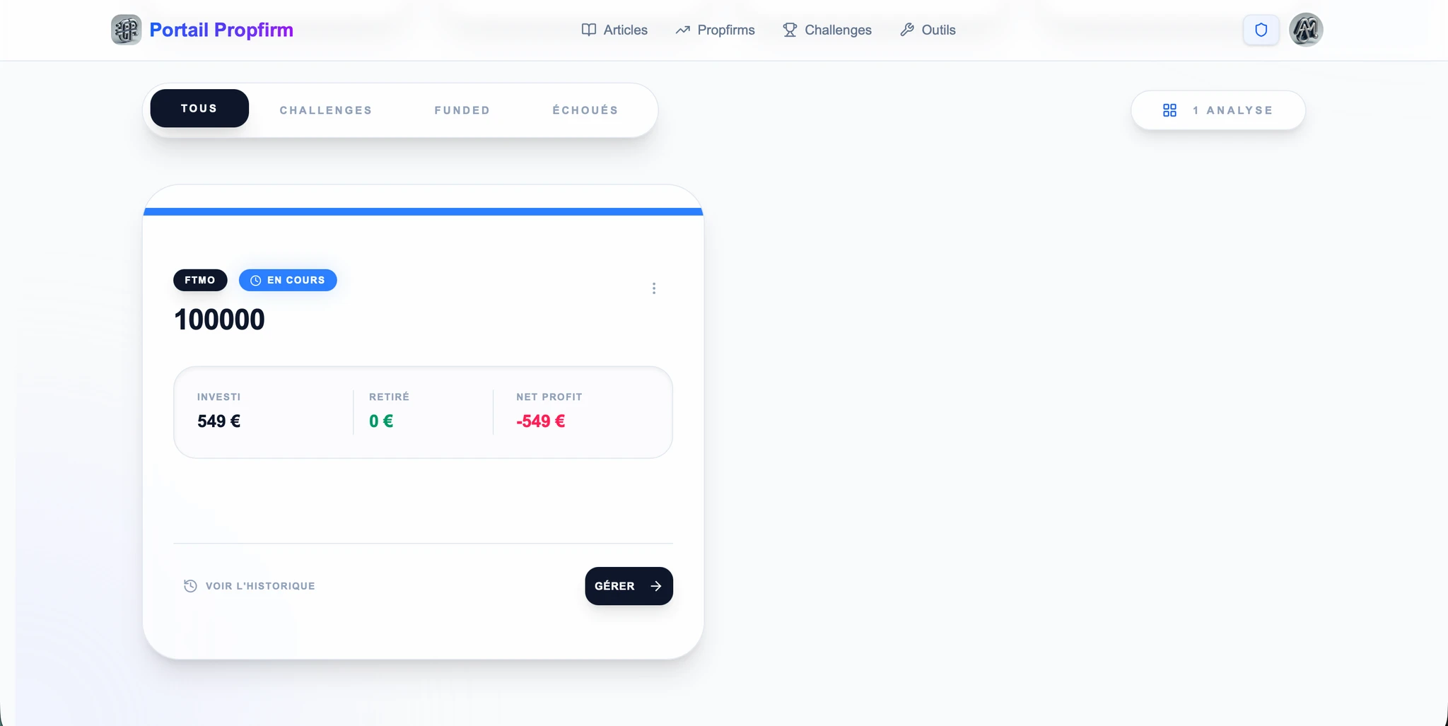 Mes Comptes Prop : Guide Complet de l'Outil de Suivi (2026)