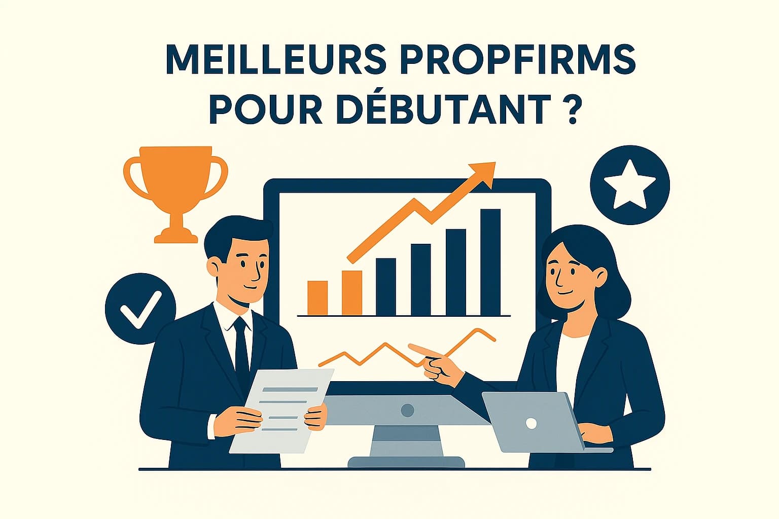 Meilleures Prop Firms Débutants 2025 – Guide & Comparatif