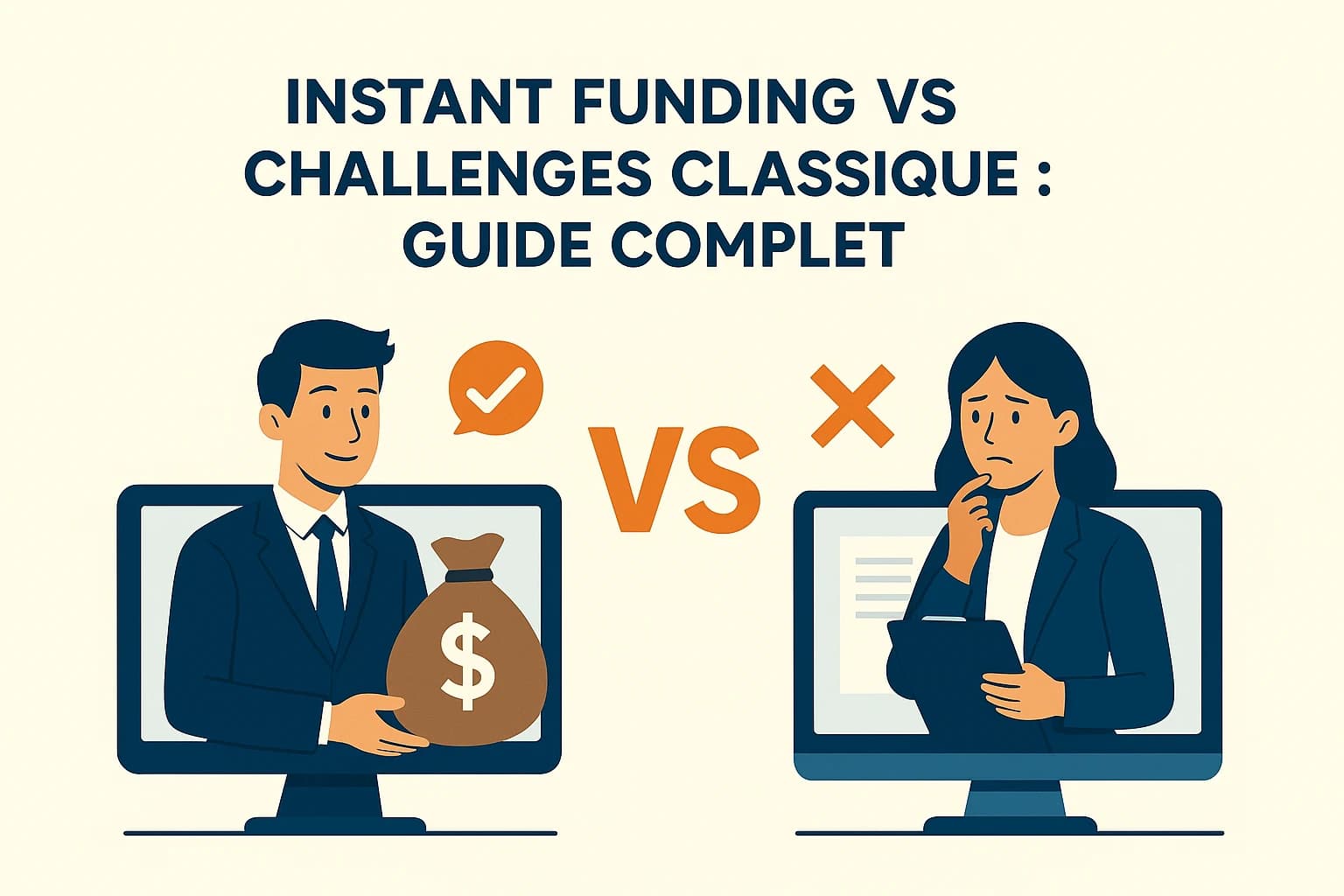 Instant Funding vs Challenges Classiques : Guide Complet 2025